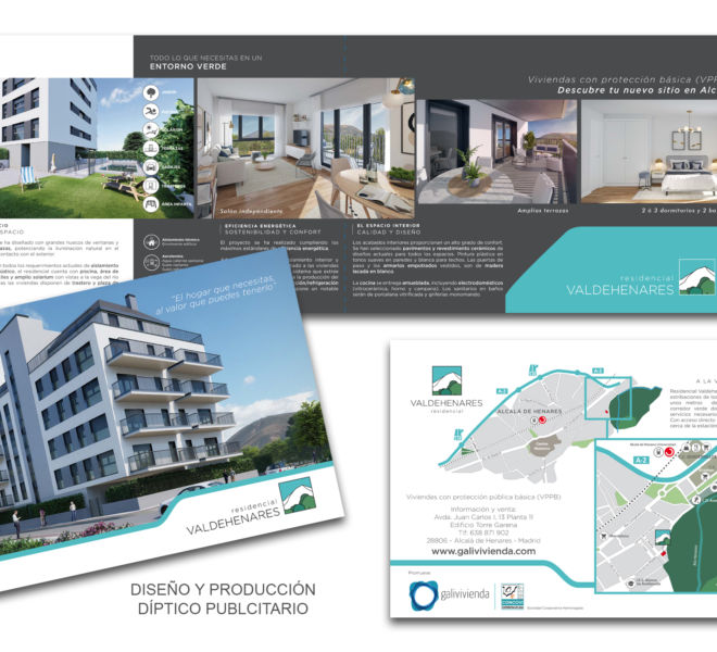diseño folleto residencial